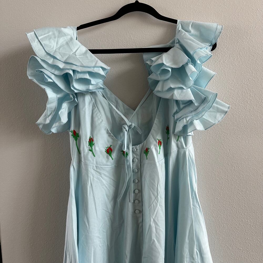 FANM MON TUCKERNUCK Demre Dress Size Medium New - Picture 5 of 10